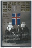 Islande Bloc F1394 Neuf De 2015 Centenaire Du Drapeau - Blocchi & Foglietti