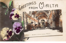 Malte - N°65044 - Greetings From Malta - St John's Cattedral (Interiar) - Malte