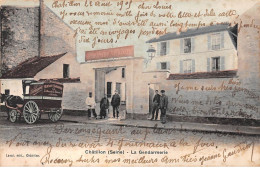 92 .n° 106741 . Chatillon .la Gendarmerie .attelage Hersant Narbonne Boulangerie . - Châtillon