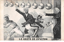 Politique - N°63719 - Le Geste De Syveton - Pelletan ...Général St André - Carte Vendue En L'état - Satirische