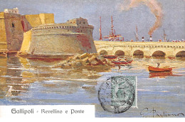 Italie - N°65349 - LECCE - Gallipoli Revellino E Ponte - Illustrateur Pagliano - Lecce