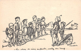 Illustrateur - N°66966 - Poulbot N°61 - Les Pères De Cinq Enfants, Sortez Du Rang - Poulbot, F.