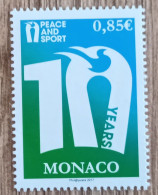 Monaco - YT N°3090 - Association Peace And Sport - 2017 - Neuf - Nuovi