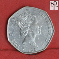 ISLE OF MAN 20 PENCE 1987 -    KM# 147 - (Nº58878) - Île De  Man