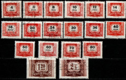 HONGRIE 1958-9 O - Postage Due