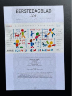 NETHERLANDS 2002 FIRST DAY CARD CHILDREN'S WELFARE STAMPS NEDERLAND EDB IMPORTA 301 EERSTEDAGBLAD - Cartas & Documentos