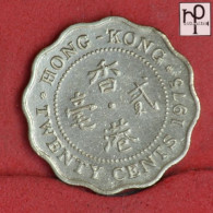 HONG KONG 20 CENTS 1975 -    KM# 36 - (Nº58881) - Hongkong