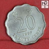 HONG KONG 20 CENTS 1997 -    KM# 67 - (Nº58882) - Hongkong