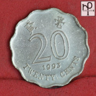 HONG KONG 20 CENTS 1993 -    KM# 67 - (Nº58883) - Hong Kong