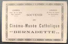 Carnet De Cartes Postales Anciennes Complet - Lourdes - Souvenir Du Cinéma Musée Catholique Bernadette - Lourdes