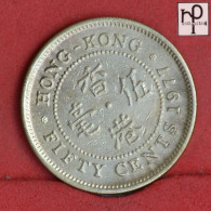 HONG KONG 50 CENTS 1977 -    KM# 41 - (Nº58886) - Hongkong