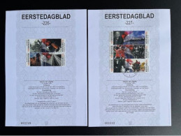 NETHERLANDS 1999 FIRST DAY CARDS HIGHLIGHTS 20TH CENTURY STAMPS NEDERLAND EDB IMPORTA 226/227 EERSTEDAGBLAD - Covers & Documents