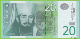 Voyo SERBIA 20 Dinara 2006 P47a B407a AF UNC - Servië