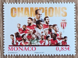 Monaco - YT N°3111 - AS Monaco Football Club, Vainqueur De La Coupe De France  - 2017 - Neuf - Neufs
