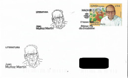 SPAIN. FDC. WRITER JUAN MUÑOZ MARTIN. 2024 - FDC