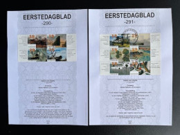 NETHERLANDS 2002 FIRST DAY CARDS PAINTINGS NEDERLAND EDB IMPORTA 290/291 EERSTEDAGBLAD - Cartas & Documentos