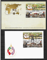 2011 Joint Portugal And Thailand, BOTH OFFICIAL FDC'S WITH 4 STAMPS: Old Sailing Ships - Emissions Communes