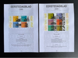 NETHERLANDS 2002 FIRST DAY CARDS INDUSTRIAL HERITAGE NEDERLAND EDB IMPORTA 299/300 EERSTEDAGBLAD - Cartas & Documentos