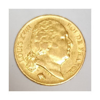 GADOURY 1028 - 20 FRANCS 1819 A - Paris - OR - LOUIS XVIII - KM 712 - TTB - 20 Francs (goud)