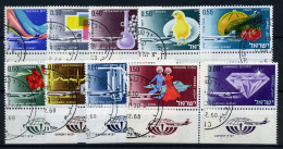 Israel - Export - Used Stamps (with Tabs)