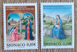 Monaco - YT N°3113, 3114 - Religion / Annonciation / Nativité - 2017 - Neuf - Nuevos