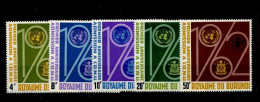 Burundi - 64/68 - MNH - Unused Stamps