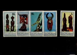 Burundi - 233/37 - MNH (verkleurde Gom / Gomme Décoloré) - Unused Stamps