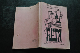 Ministère De La Défense Nationale Service D'éducation à L'armée : Le Rhin Par S.E.A HS 1947 Illustrations Delchevalrie - Francese