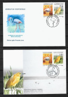 Joint 2010 Azerbaijan En Kazakhstan, BOTH OFFICIAL FDC'S: Caspian Sea Ecology - Gezamelijke Uitgaven