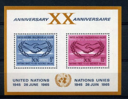 United Nations - Block 3 - MNH ** - Hojas Y Bloques