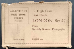 Carnet De Cartes Postales Anciennes Complet - Angleterre - London Set C - Photo Brown - Autres & Non Classés