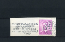 Vlagstempel  / Flamme : "20e Internat. Jaarbeurs Der Vlaanderen Gent 11-26 Sept 1965 ..." - Fragment - Werbestempel