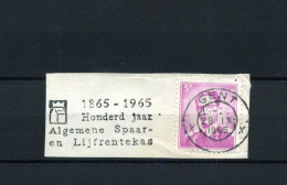 Vlagstempel  / Flamme : "1865-1965 Honderd Jaar Algemene Spaar- En Lijfrentekas" - Fragment - Werbestempel