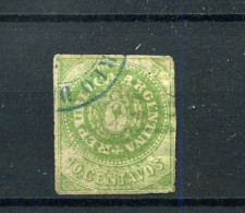 Argentina - 7 - No Gum - Used Stamps