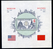 Ceskoslovensko - Block Moscow May - June 1988 - ** MNH - Blocks & Sheetlets