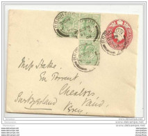 233 - 3 - Entier Postal Envoyée De Brighton En Suisse 1908 - Postwaardestukken