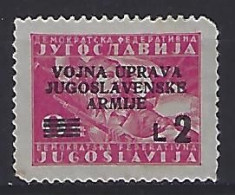 Jugoslavia (ISTRA) 1947  Army (*) MM Mi.57 - Neufs