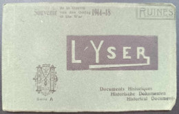 Carnet De Cartes Postales Anciennes Complet - Belgique - L'yser - Ruines - Souvenir 1914-18 - Andere & Zonder Classificatie