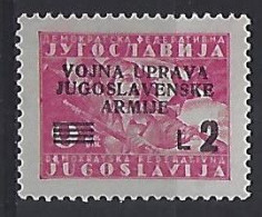 Jugoslavia (ISTRA) 1947  Army (*) MNG Mi.57 - Nuovi