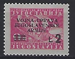 Jugoslavia (ISTRA) 1947  Army (*) MNG Mi.57 - Ungebraucht