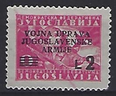 Jugoslavia (ISTRA) 1947  Army (*) MNG Mi.57 - Neufs