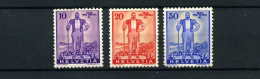 Zwitserland - 286/88 MH - Unused Stamps