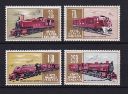 165 EST AFRICAIN 1971 - Y&T 214/17 - Train Locomotive - Neuf ** (MNH) Sans Charniere - Kenya (1963-...)