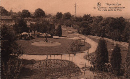 Tiège - "La Charmille" Restaurant Pension, Vue D'une Partie Du Parc - Jalhay