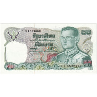 Billet, Thaïlande, 20 Baht, Undated (1981), KM:88, NEUF - Tailandia