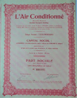 S.A. L'Air Conditionné -part Sociale (Luxembourg) 1936 - Altri & Non Classificati