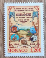 Monaco - YT N°3117 - 42e Festival International Du Cirque De Monte Carlo - 2018 - Neuf - Ungebraucht