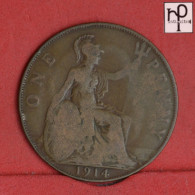 GREAT BRITAIN 1 PENNY 1914 -    KM# 810 - (Nº58927) - D. 1 Penny