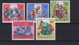 Republiek Congo 633/37 - MNH - Mint/hinged