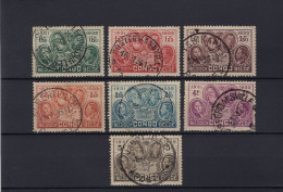 Belgisch Congo  185/91 Gest / Obl / Stamped - Usati